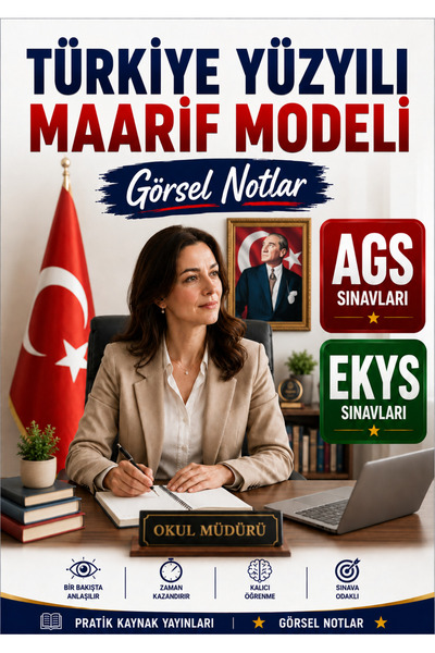 Pratik Kaynak Yayınları Türkiye Yüzyılı Maarif Modeli Görsel Notlar | AGS - E...