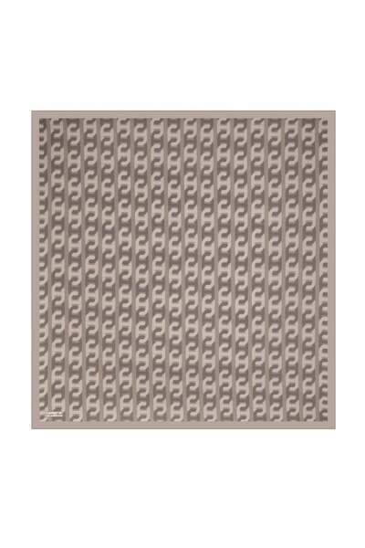 Çağrı İpek Çağrı Chain Pattern Tivil Silk Scarf 14662-9