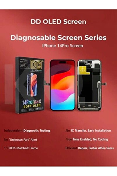 REPART DD iPhone 14 Pro Max SOFT-OLED Diagnostic Ekran