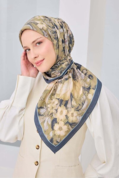 Silk Home Velora Scarf Fleur Pistachio Green