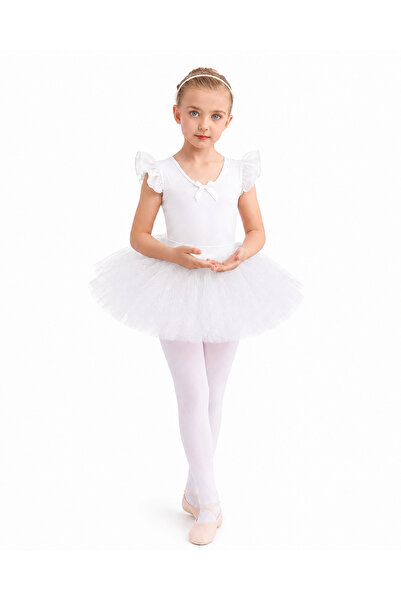 SOLLUXE Costum de balet, gimnastică sau dans pentru fete: set body din bumbac...