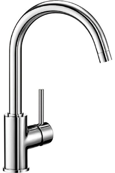Blanco Mida Chrome Μπαταρία Κουζίνας με Περιστρεφόμενο Ρουξούνι