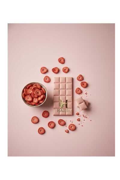 Çilekli beyaz tablet 80 gr