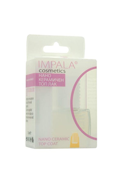 IMPALA Lac Protector pentru Unghii - Cosmetics Nano Ceramic Top Coat, 12 ml