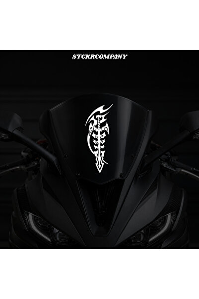 STCKRCO Tribal Kılıç Sticker Etiket - Motor Ön Cam Sticker - Kılıç Sticker Et...