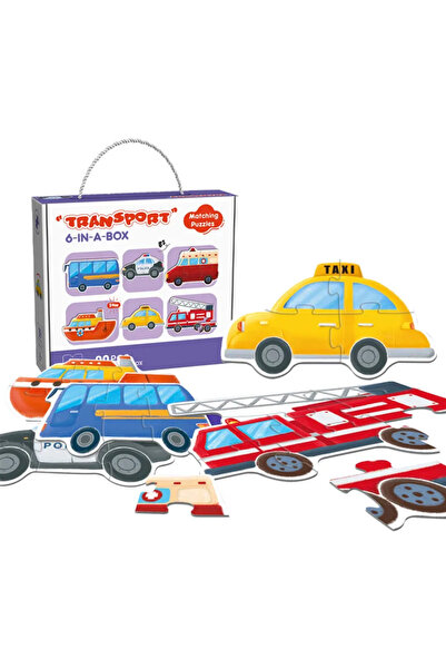Simply Joy RESEALED - Joc puzzle 6-în-1 pentru copii, Simply Joy, 3/4/5/6/7/8...