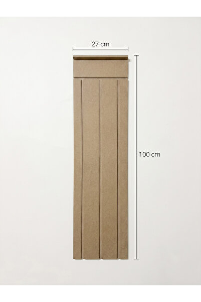varje Dekoratif Duvar Paneli ( 27 X 100 Cm ) Boyanabilir Ahşap 4 Mm Ham Mdf D...
