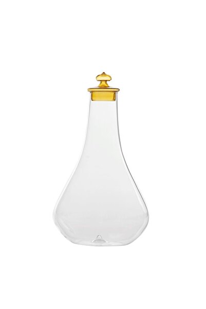 Zafferano Καράφα με Καπάκι Pirolo PI01504 14,2x31εκ. 200ml Κεχριμπαρένιο-Διαφ...