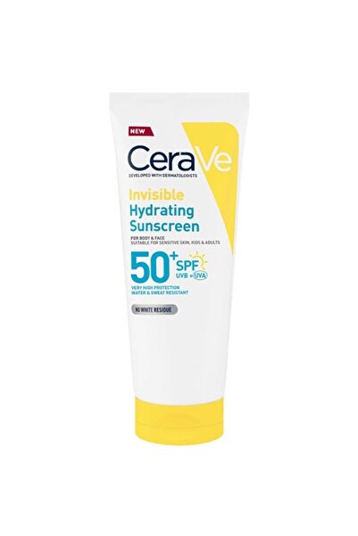 CeraVe Αόρατο Ενυδατικό Αντηλιακό για Πρόσωπο & Σώμα SPF50+ 75ML