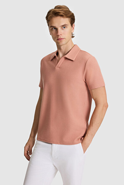 U.S. Polo Assn. تي شيرت رجالي ذو ياقة بولو بقصة عادية 50326991-VR042