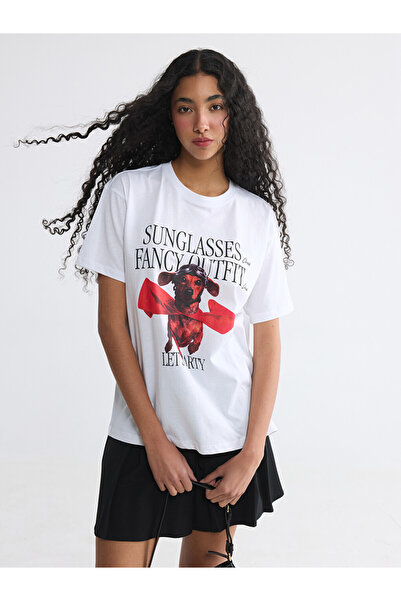 LC Waikiki Γυναικείο T-shirt με λαιμόκοψη Crew