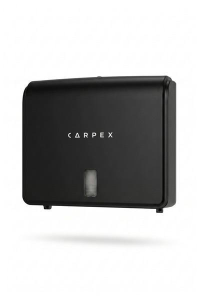 Carpex Optima Z katlama Kağıt Dispenseri - Siyah