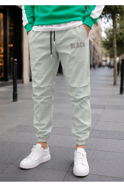 by fiyaka fashion Men's Parachute Fabric Jogger Pants with Elastic Waist and ...