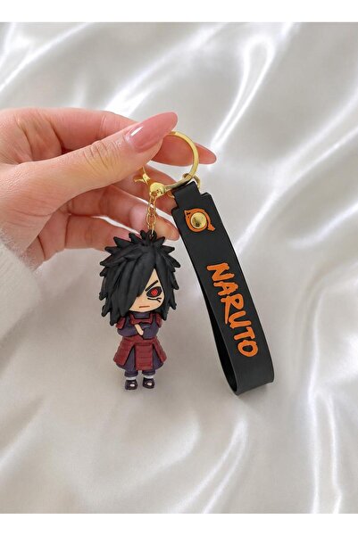 eklektis Madara Uchiha Karakter Figür Silikon Anahtarlık & Çanta Süsü
