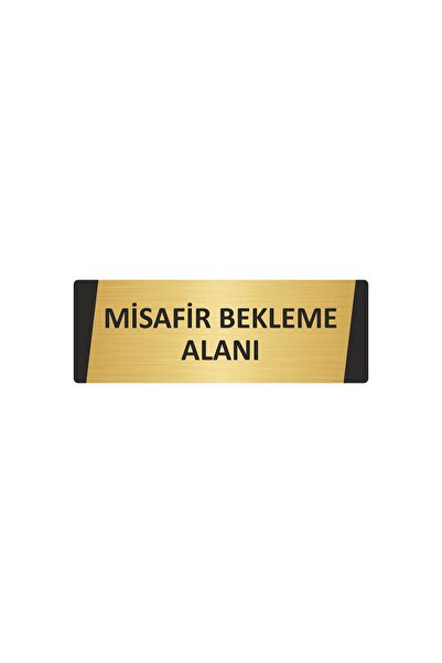 Özarslan Dizayn لافتة تحذيرية معدنية لمنطقة انتظار الضيوف مقاس 5×20 سم باللون...