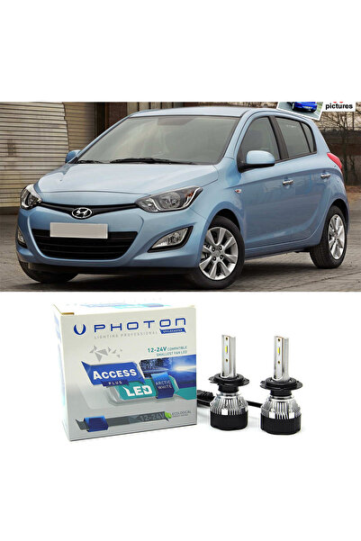 Photon Hyundai İ20 Led Xenon Uzun + Kısa Far Ampulü H4 Access Yeni Seri Beyaz...