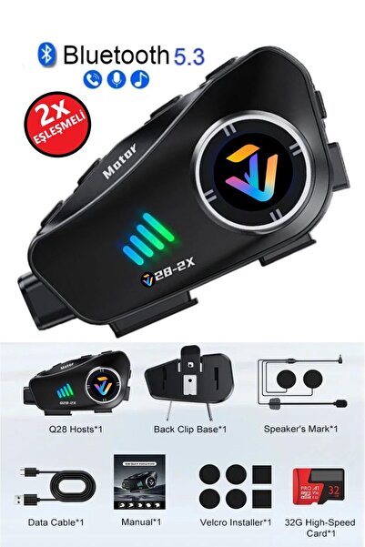 PREPARE Intercomlu 1080P Kamera Kayıt Özellikli 2 Eşleşmeli 32Gb Hafıza Kartı...