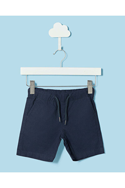 REDTAG Infant Boys Navy Twill Shorts