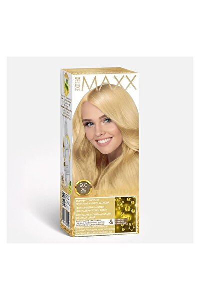 Maxx Vopsea de Par Nr. 9.0 Blond , vopsea permanentă tip cremă, acoperire int...
