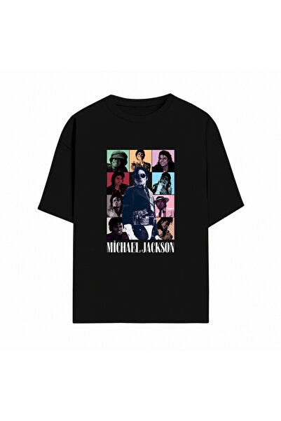 Grafftee Clothing Michael Jackson Baskılı Premium Unisex Pamuklu Tişört | Öze...