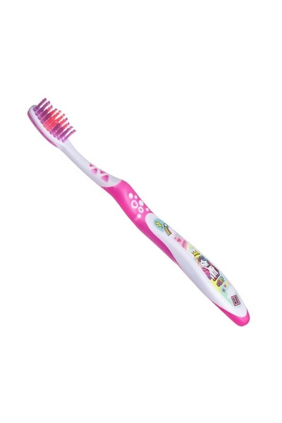 Jumbo Periuță de dinți copii, model Unicorn, 17 cm, design vesel și curățare ...