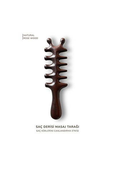 Empressco Natural Wooden Hair and Head Massage Comb, Relaxing and Natural Use