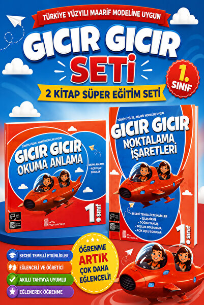 Ata Yayıncılık 1. Sınıf Gıcır Gıcır Okuma Anlama + Noktalama İşaretleri