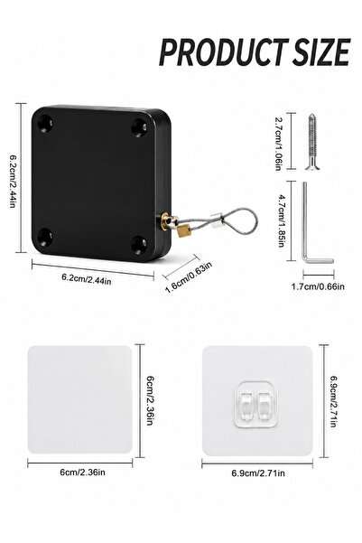 Generic Drill-Free Automatic Door Closer – Spring Return Sliding Door Closer ...