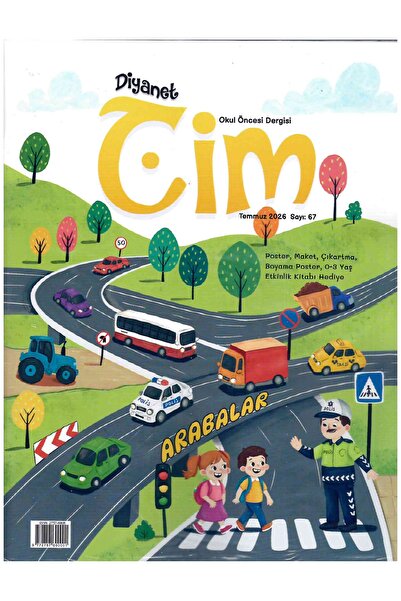 Türkiye Diyanet Vakfı Yayınları Cim Dergi Temmuz 2026 (3-6 Yaş)