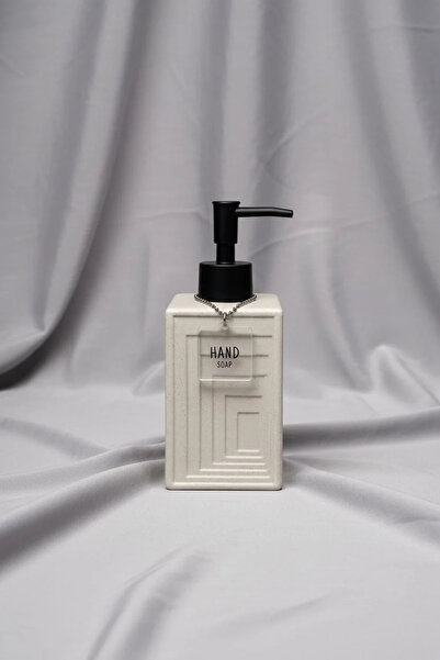 Bereketli Store Acar Rory Stoneware Collection 300 ml Liquid Soap Dispenser |...