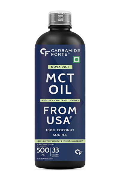 Carbamide Forte Pure MCT Oil C8 From USA | 100% Coconut Source | Keto & Paleo...