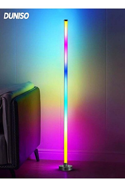 DUNISO Corner Floor Lamp with Remote & App Control, RGB Floor Lamp for living...