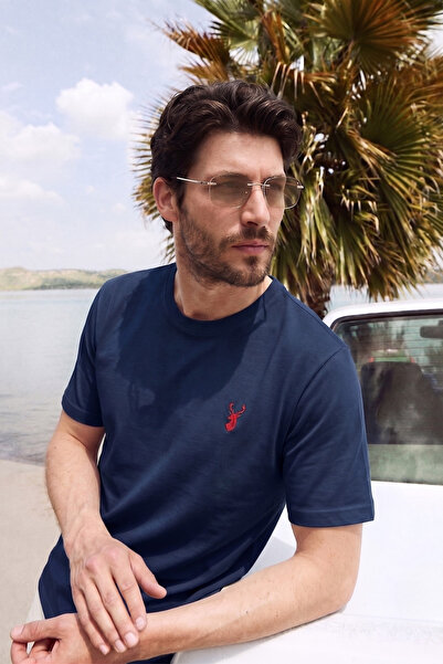 GENIUS STORE Men's T-Shirt 100% Cotton Single Jersey Crew Neck Comfortable Fi...