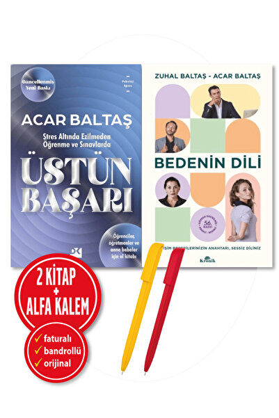 Kronik Kitap Alfa Kalem+Bedenin Dili+Üstün Başarı+Zuhal Baltaş Acar Baltaş 2 ...