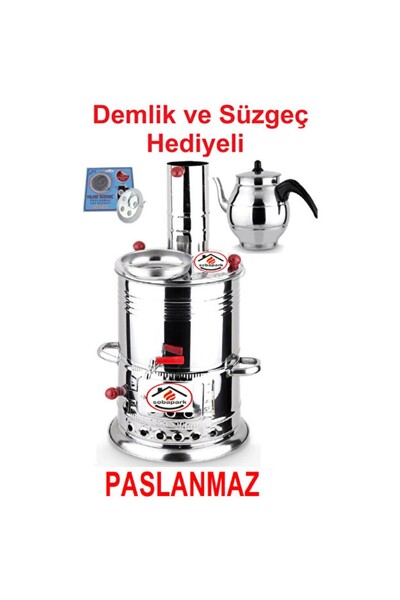 Empressco Odunlu Kömürlü Çay Semaveri, Lezzetli Çaylar İçin Mükemmel Seçim