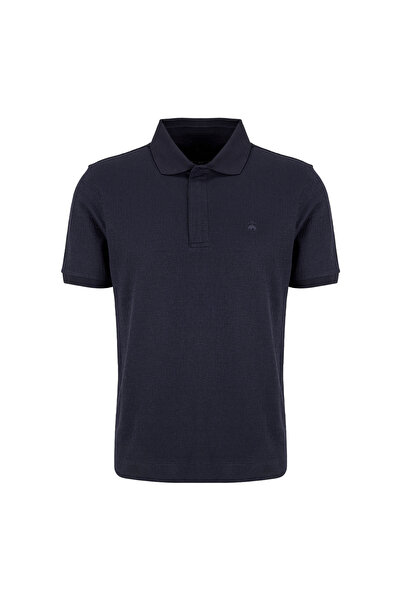 BROOKS BROTHERS Lacivert Erkek Logo Baskılı T-Shirt