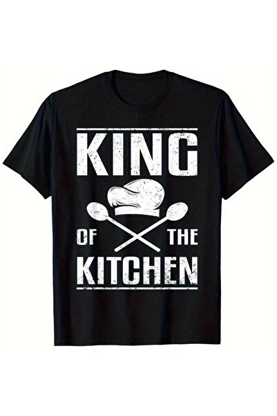 17 seramik تي شيرت "ملك المطبخ" للطبخ الممتع، تي شيرت الشيف، قميص مريح وعصري ...