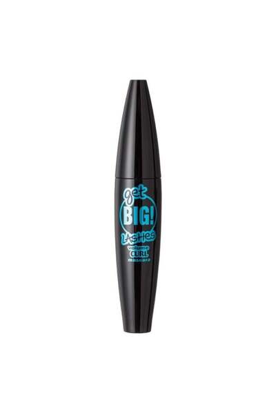 Ushas Rimel negru pentru volum, cu perie curbată, 15 ml – gene definite și pr...