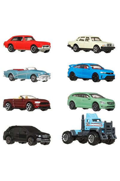 Matchbox Set of 8 Matchbox metal cars, scale 1:64