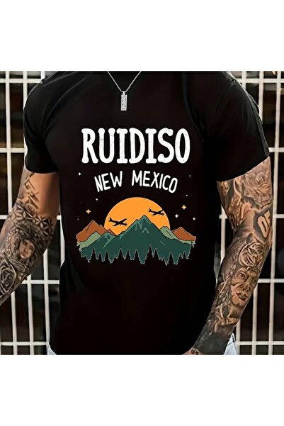 NOURAM RUIDISO NEW MEXICO Men'S Women'S T-Shirt Featuring Graphic Design of M...