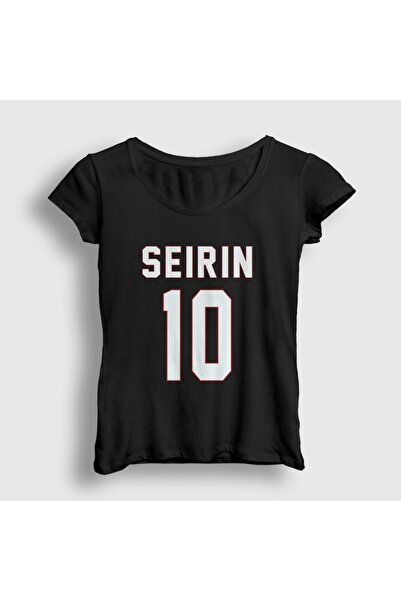 Presmono Women's Black Taiga Kagami Seirin 10 Kuroko No Basket T-Shirt 615018Tt
