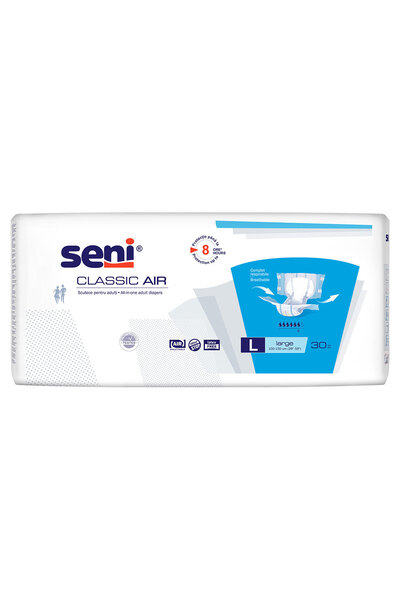 Seni Classic Air, scutece pentru adulti, L, 30 buc
