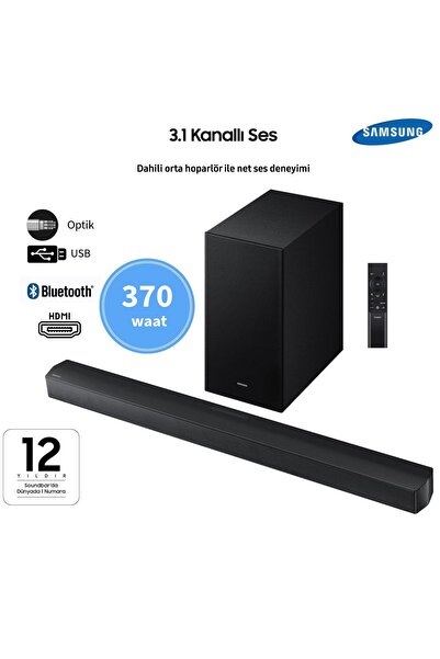 Samsung 370 Waat Soundbar &Ev sinema Sistemi 3.1 kanal yapı, 3D çevresel ses ...