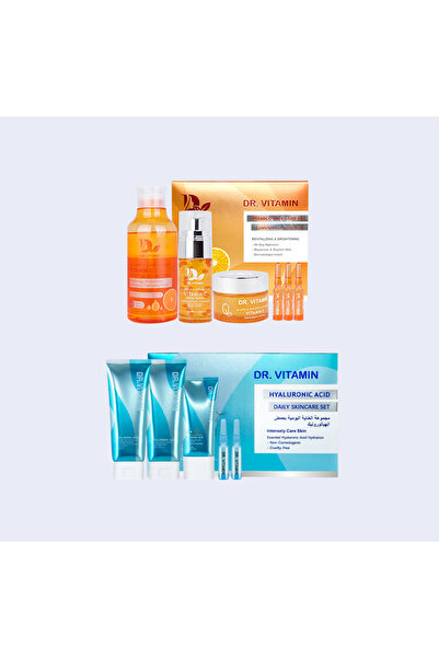 Dr.vitamin Hyaluronic Acid Daily Care Kit Dr. Vitamin C Collection Visible Re...
