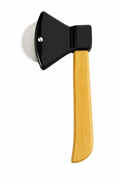 BRANDLESS Pizza and pastry cutter with wheel, stainless steel blade and Anato...