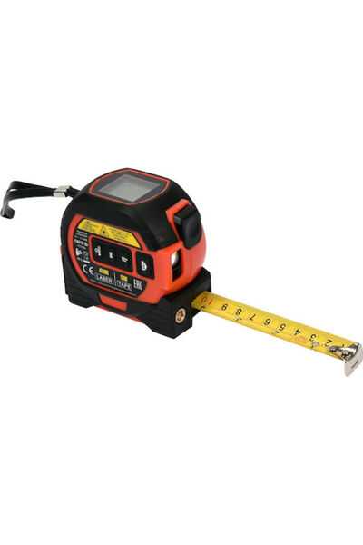 yato Ruletă cu auto-înfășurare 19mm x 5m cu laser