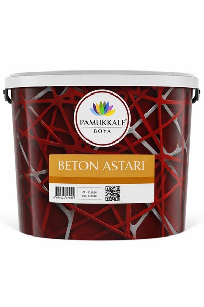 Pamukkale Brüt Beton Astarı 3.5 Kg Kırmızı