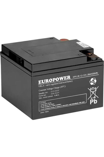 EuroPower Baterie UPS cu capacitate 28Ah și tensiune 12V 1 buc.
