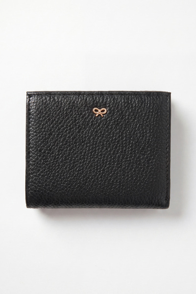 Levidor Black Genuine Leather Slim Small Size Women's Card and Coin Wallet Lv...