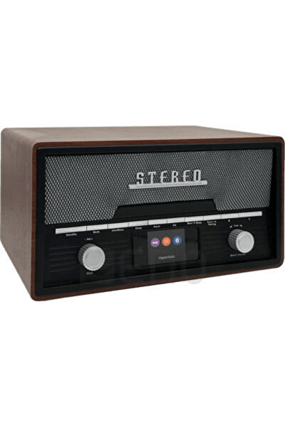 Denver MDA-525DW Ρετρό Επιτραπέζιο Ραδιόφωνο DAB+ με Bluetooth και USB Καφέ